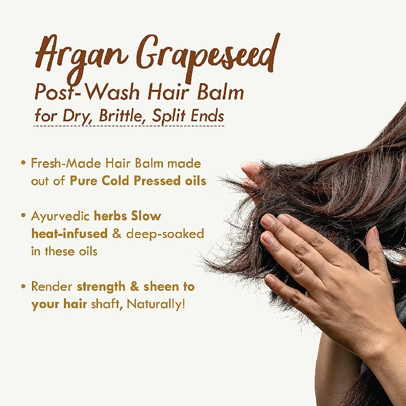 Nat Habit Argan Grapeseed Post Wash Hair Balm For Split Ends, 25 ml-2.webp